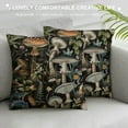 thumbnail image 3 of ONETECH Mushrooms Throw Pillow Covers,Berries Bugs Floral Pillow Cases Decorative Soft Square Case Home Decor for Sofa Bed Living Room Farmhouse, 3 of 5