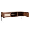 thumbnail image 4 of Mueble para TV Minimalista de Melamina 150x40cm Mundo In Centro Entretenimiento Imperia Nogal, 4 of 9