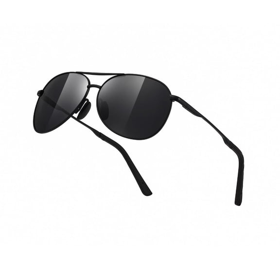 Ruizzi Polarized Aviator Sunglasses, UV400 Protection Metal Frame Shades for Men & Women