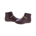 thumbnail image 2 of Fitflop Womens Pia Chain Leather Boot Shoes, Deep Plum, US 5, 2 of 4