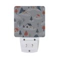 thumbnail image 5 of Yayeee LED Plug in Night Light for The Home with Auto Dusk to Dawn Light Sensors, 2 Pack, Cartoon Blue Houses, 5 of 6