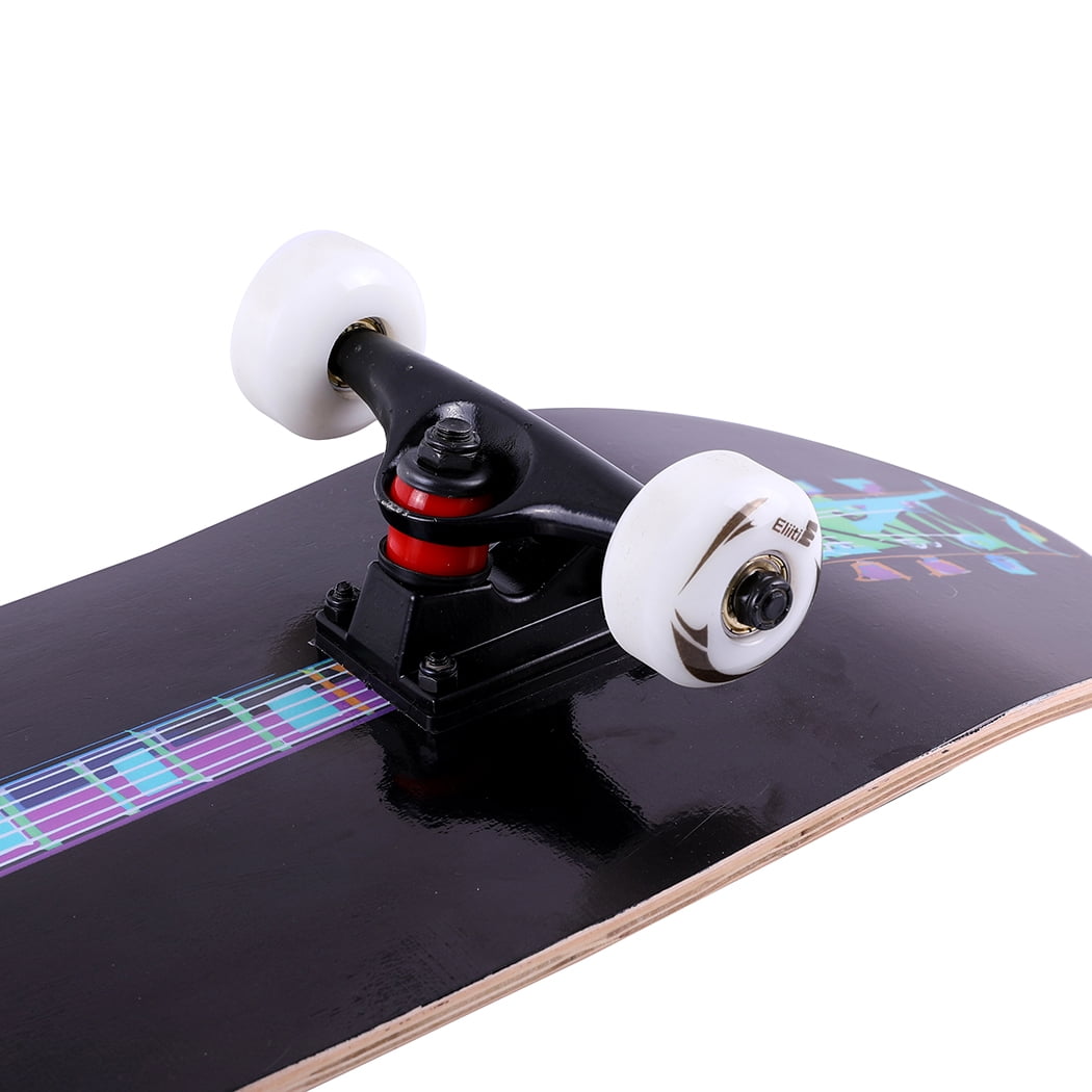 31x7.75 inch Eliiti Maple Complete Skateboard for Beginners Boys Girls 