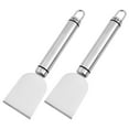 thumbnail image 5 of WHAMVOX 2pcs Stainless Steel Cleaning Scraper Multi-Purpose Tool Scrubbing Stove Tops Scraper Ovens Shovels Refrigerators Cleaning Scraper, 5 of 8