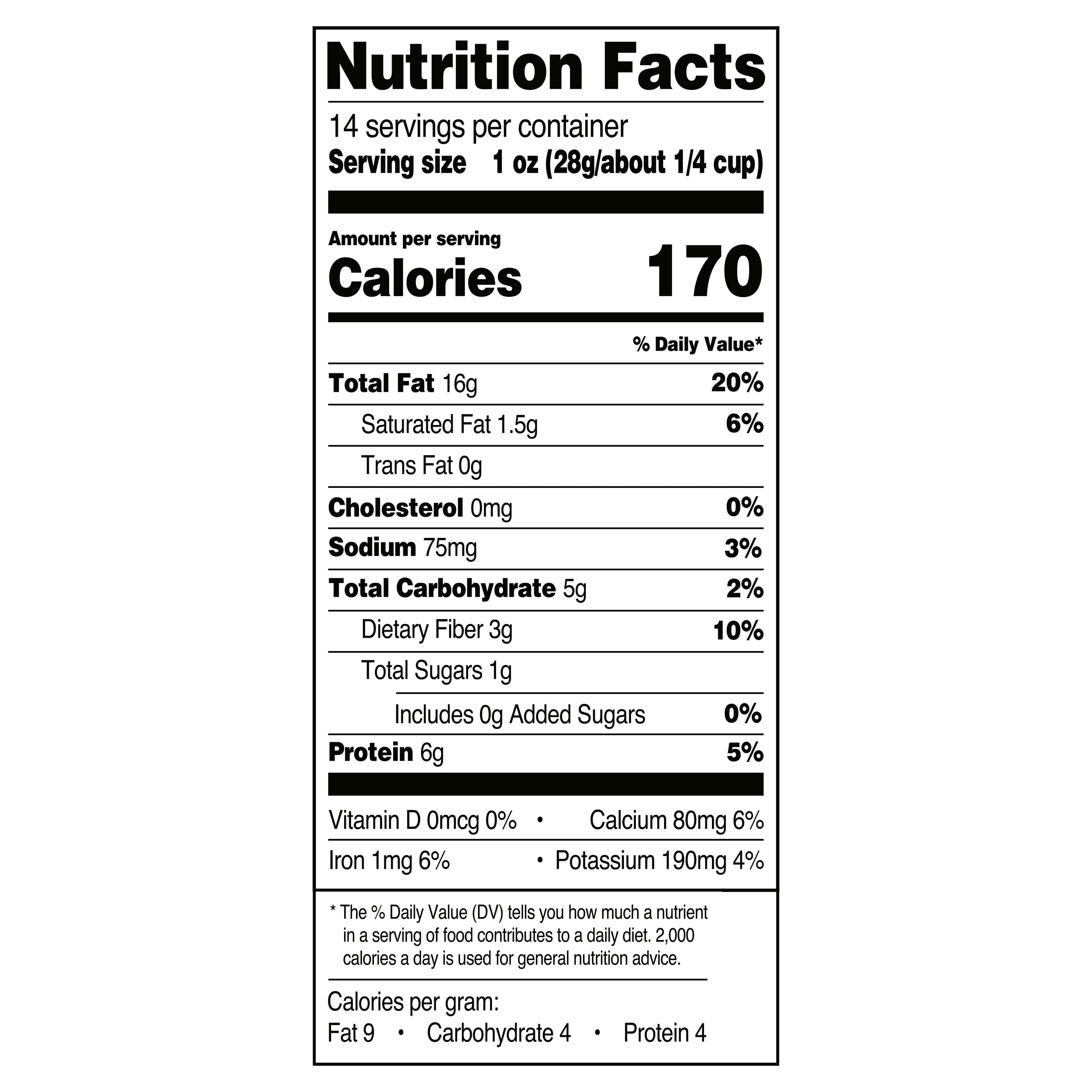 Great Value Roasted & Salted Almonds, 14 Oz