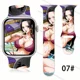 thumbnail image 3 of Correa estampada de la serie One Piece Nami Boa Hancock para Apple Watch Ultra S8 65432SE Correa de repuesto de silicona de 38 mm a 45 mm para regalo, 3 of 5