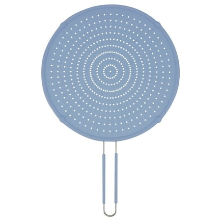 

NUOLUX Splatter Guard Oil Frying Cover Anti Pan Pot Silicone Guard Lid Splashing Screen Skillet Fry Mesh Shield Pan Net