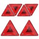 thumbnail image 2 of 6 señales de advertencia de movimiento lento, reflectores triangulares de seguridad para vehículos, señales de advertencia para carrocería., 2 of 8