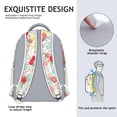 thumbnail image 5 of Pioneer Flower Backpack for School,Cute School Bag,Schoolbag with Adjustable Shoulder Straps & Padded Back,15.3"x11"x6.7", 5 of 6