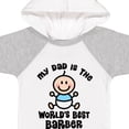 thumbnail image 4 of Inktastic Daddy Worlds Best Barber Childs Boys Baby Bodysuit, 4 of 5
