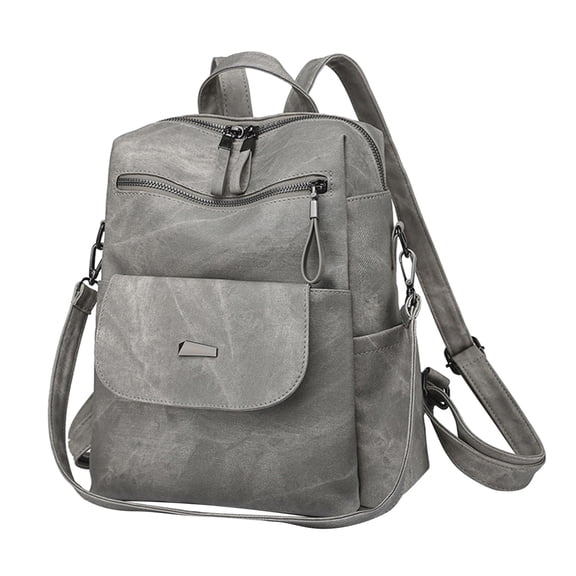 MUSOIE PU Leather Backpack Purse for Women Fashion Multipurpose Handbag Shoulder Bag Travel Backpack