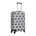 thumbnail image 6 of Cauagu Polka Dot Christmas Dog Print Travel Luggage Cover,Travel Dust-proof Suitcase Cover Softside Suitcase Protector for 18-32inch,Not Included Suitcase, 6 of 8