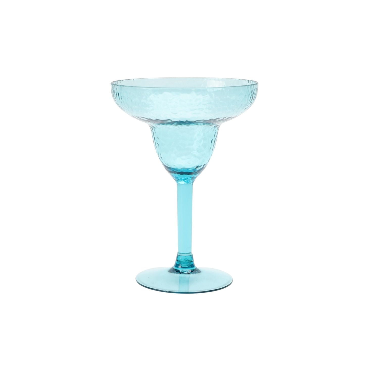 Hometrends Tinted Acrylic Hammer Margarita Cup Assorted Colour, 10oz 1pc, ACRYLIC  MARGARITA, HAMMERED 1pc