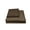 Chocolate, variant on 4 Piece Bed Sheets Set 1800 Thread Count Bamboo Feel Full Twin Queen Cal King