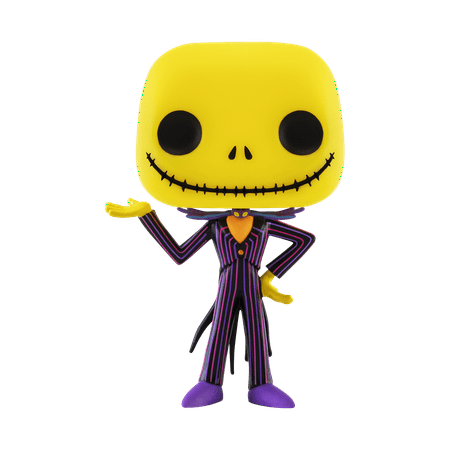 UPC: 0889698639606 | Funko Pop! Disney: The Nightmare Before Christmas Blacklight – Jack Vinyl Figure