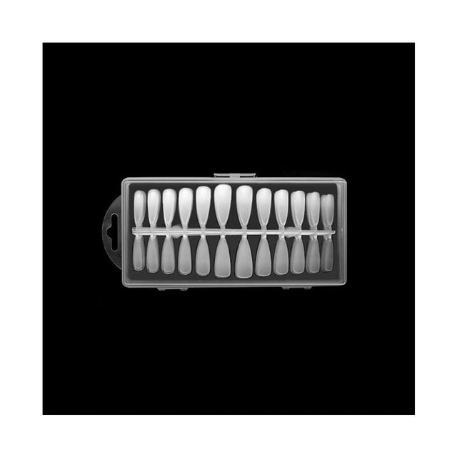 Qarigey 240 piezas de extensión de uñas postizas, puntas postizas portátiles, decoración de práctica extraíble, herramientas artificiales, gota de Type2 NO2 Qarigey CE011653-02