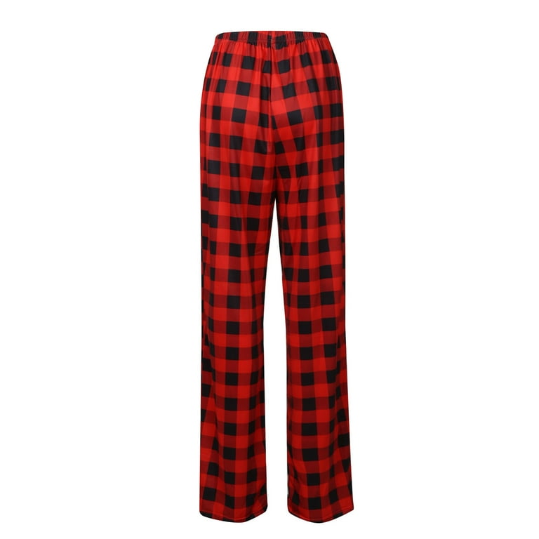 Pajama Pants,Womens Pajama Pants Red Pants Women Red Plaid Pajama Pants  Buffalo Pajama Pants Womens Sleep Wear Pants Fuzzy Christmas Pajama Pants