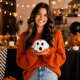 thumbnail image 7 of Pumpkin Ghost Halloween DIY Decoration, Cute Ghost Ornaments for Halloween Party, Small Halloween Decor for Table, Window, and Mantel, 7 of 7