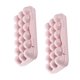 thumbnail image 2 of EeaseMX 2Pcs 18 Grids Egg Storage Box Caja de almacenamiento de huevos portátil anticolisión Refrigerador Caja de huevos inastillable (rosa), 2 of 8