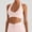 Pinks, variant on Neck Backless Trendy Bras for Womens High Elasticity Push up Tight Tops with Removable Padded Bra