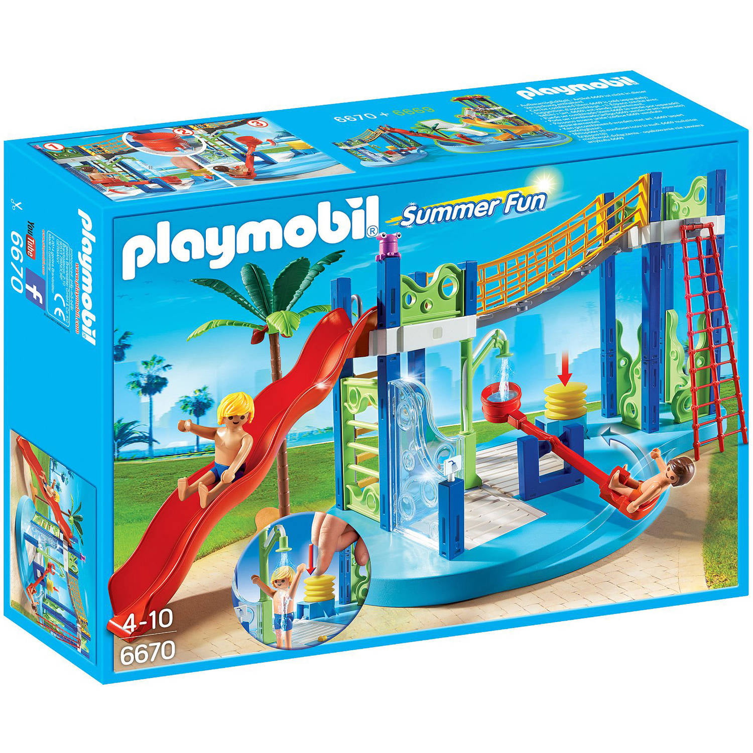 Playmobil 1,2,3 aqua parc aquatique-16pcs-1-4ans – Orca