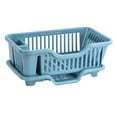 thumbnail image 1 of Dish Storage Rack Multifunctional with Drain Tray Utensil Dish Strainers Organizer Rack Dish Rack and Drainaboard Set for Kitchen, 1 of 8