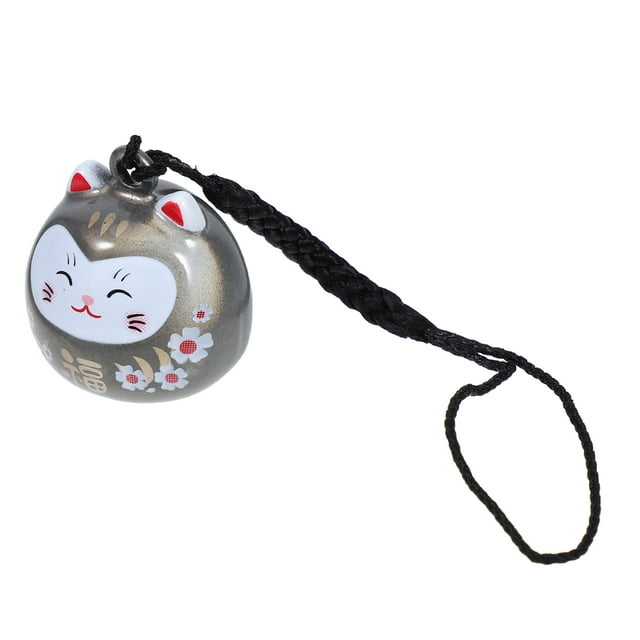 UPOUART Llaveros Colgantes De Maneki Neko Con Japonés Y Campana De Para