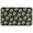 Black Soccer Balls, variant on Blue Stars and Baseballs Pattern Door Rugs,Washable Non Slip Door Mats Indoor,Decorative Door Mats,Entry Mat Indoor for Entrance,Bedroom,Kitchen,Bathroom,30"x17"