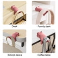 thumbnail image 6 of Adhesive Desk Hook for Backpack, Cute Cat Shaped Bag Hanger, Portable School Supplies Organizer, Space Saving Under Desk Storage Solution for Classroom, Office, Dorm Room, Study Table, Locker, 6 of 6
