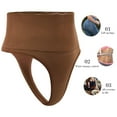 thumbnail image 4 of DREAM SLIM Women Mid-Waist Seamless Tummy Control Thong Shapewear Panties Girdle Underwear, 4 of 5