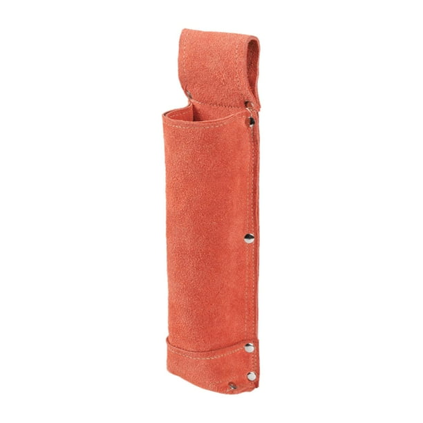 Bolsa de PU para almacenamiento, organizador de herramientas multiusos, fácil de transportar, para varillas de soldadura rojo