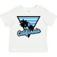 thumbnail image 3 of Inktastic California with Triangle and Palm Trees in Blue Boys or Girls Toddler T-Shirt, 3 of 5