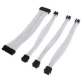 thumbnail image 1 of PSU Cable Extension Power Cord, ATX CPU GPU Power Extension Cable, 24 Pin ATX 4+4Pin CPU 6+2Pin PCIE GPU Power Supply Extension Cable with Combs, 30CM., 1 of 7