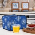thumbnail image 6 of Xecao Compass Print 4 Slice Toaster Cover with Pockets, Small Appliance Cover, Dust and Fingerprint Protection, Machine Washable, 6 of 7