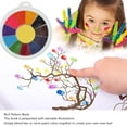 thumbnail image 3 of Juego De Pintura Para Dedos Para Niños Pequeños, Kit De Pintura Para Dedos, Libro De Seguridad Lavable Con 20 Estampadores Para Papel, 3 of 7