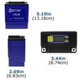 thumbnail image 2 of YTX7L-BS Lithium Battery Replacement for Honda SH150 Rebel CB250, 2 of 6
