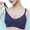 Blue-b, variant on Cotton Bras Women Padded Bra Feature V-Neck Nursing Bra Style W-106 Black M