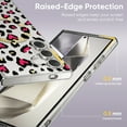 thumbnail image 3 of Compatible with Galaxy S24 Luxury Cute Leopard Patterned Case Shockproof Slim TPU Flexible Silicone Rubber Gel [Compatible with MagSafe] Phone Cover for Samsung Galaxy S24 6.2 inch, Rose, 3 of 7