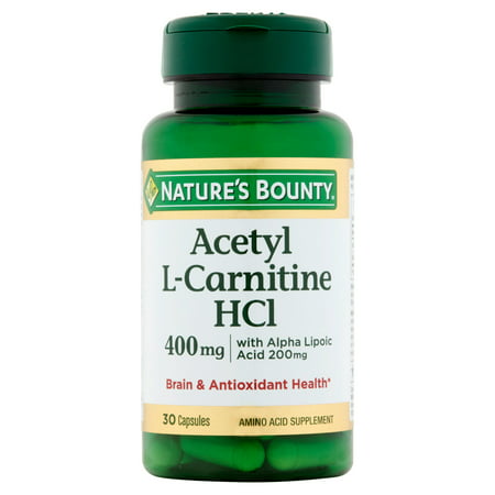 Acetyl L-Carnitine HCl 400 MG Capsules, 30 Ct