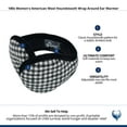 thumbnail image 3 of 180s  American Wool Houndstooth Wrap Around Ear Warmer (Women), 3 of 3