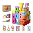 thumbnail image 1 of Bloques de construcción BOVVSKY con número Montessori de madera, 20 unidades, 1 of 7