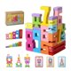 thumbnail image 1 of Bloques de construcción BOVVSKY con número Montessori de madera, 20 unidades, 1 of 7