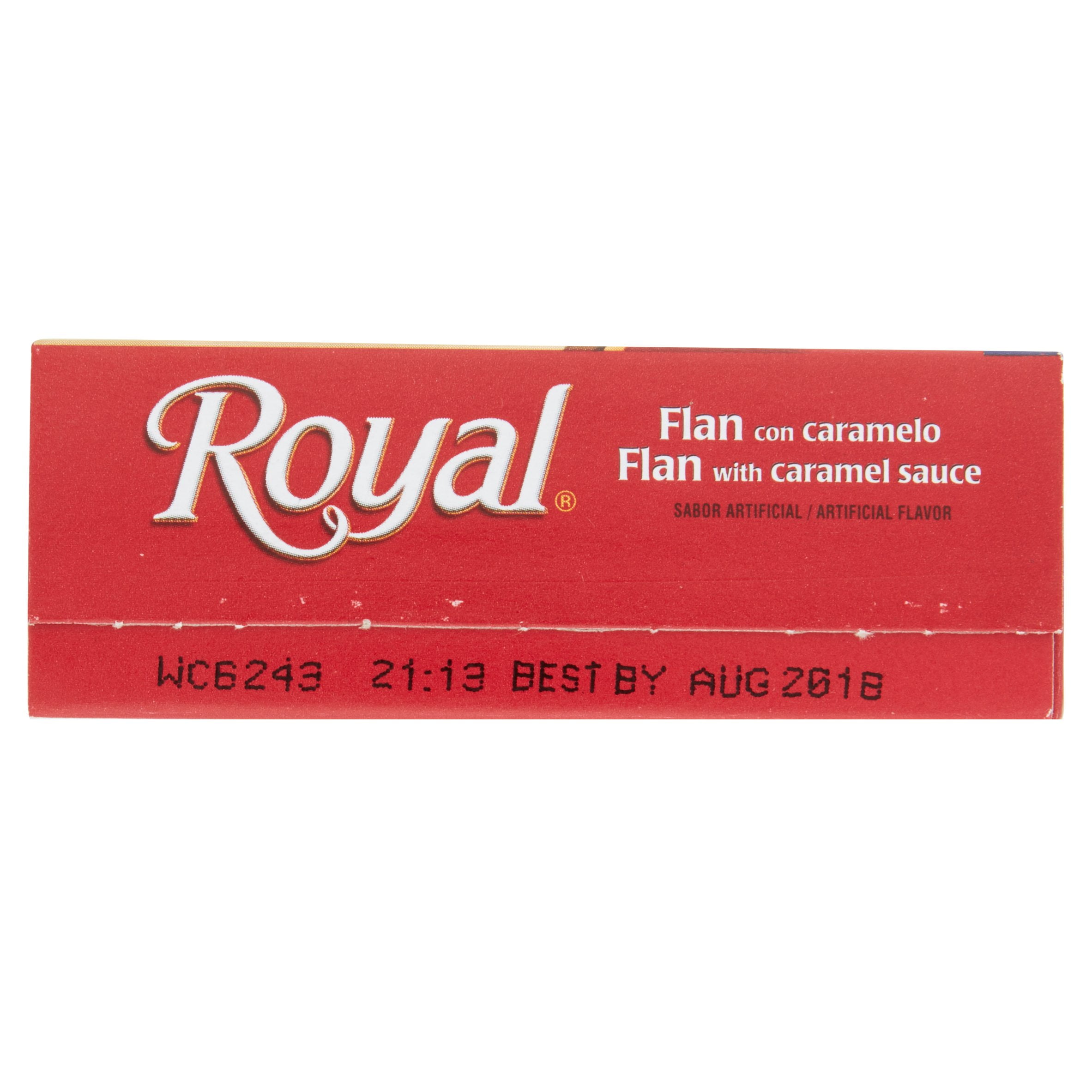 Royal Flan with Caramel Sauce Mix, Family Size, 5.5 oz Cardboard Box