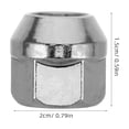 thumbnail image 2 of USHOBE 10 Pcs Écrous d'Embout Ouvert en Acier Durables pour Roues de Voiture et Applications de Pneus de Remorque, 2 of 8