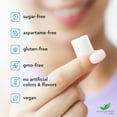 thumbnail image 4 of Evergreen Sweets Chewing gum 100 Count Jar - Natural Peppermint Gum Made with Xylitol and Stevia - Sugar-Free, Aspartame Free and Vegan, 4 of 5