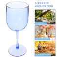thumbnail image 2 of Copa de vino acrílica, copas rojas, copas multiusos para cócteles, copas azules antirroturas, copas para fiestas, 2 of 6
