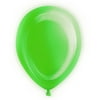 10" Lime Green LED Light Up Balloons, 5ct