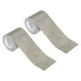 thumbnail image 1 of Unique Bargains Ruban de Réparation pour Cuir 2,2 Pieds X 30 Pieds, Patch Texturé Réaliste en Cuir Autocollant, Gris, 1 of 5