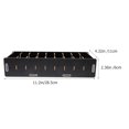 thumbnail image 2 of LEORX Versatile Storage Box in Black Wood 1Set 11x6in for Bedroom and Living Room Desktop, 2 of 8