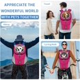 thumbnail image 7 of Pet Dog Carrier, Travel Back Pack with Safety Reflective Strips for Travel Hiking Cycling Outdoor Dogs Cats, 7 of 7