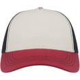 thumbnail image 1 of Atlantis  Adult Rapper 5 Panel Canvas Recycled Trucker Cap, 1 of 4